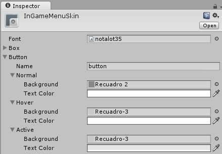Setting the GUI Sking in the Editor